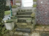 Réfection d'un escalier en béton. Avant travaux